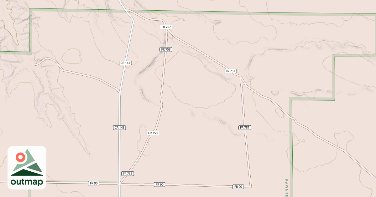 Map of ROAD 757