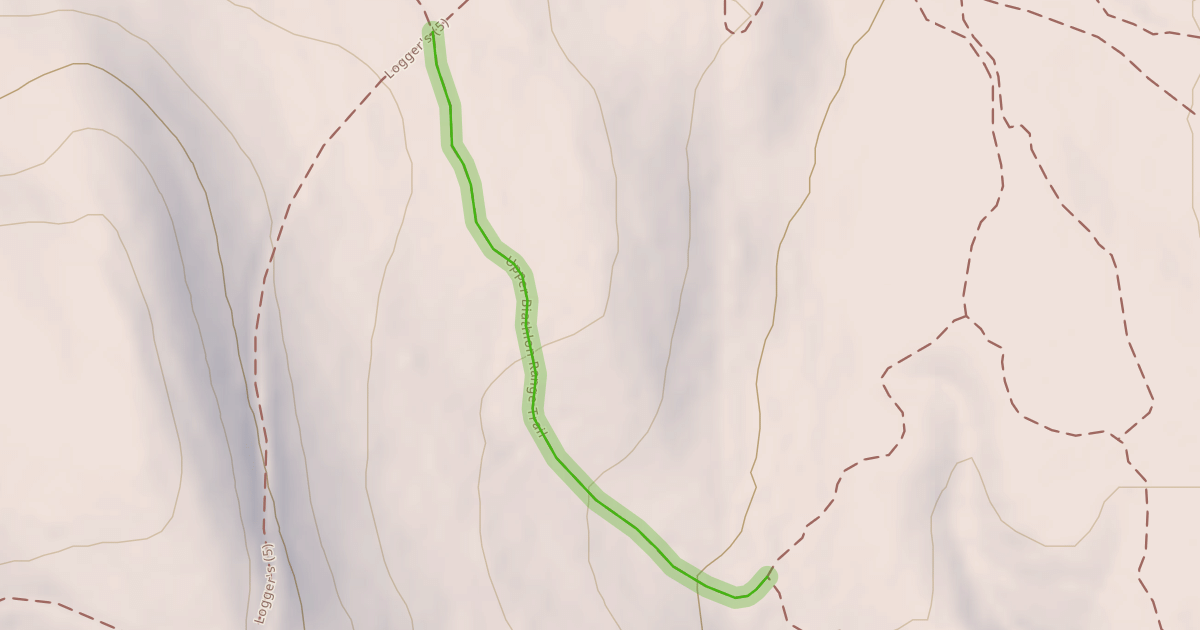 Map preview of Upper Biathlon Range Trail