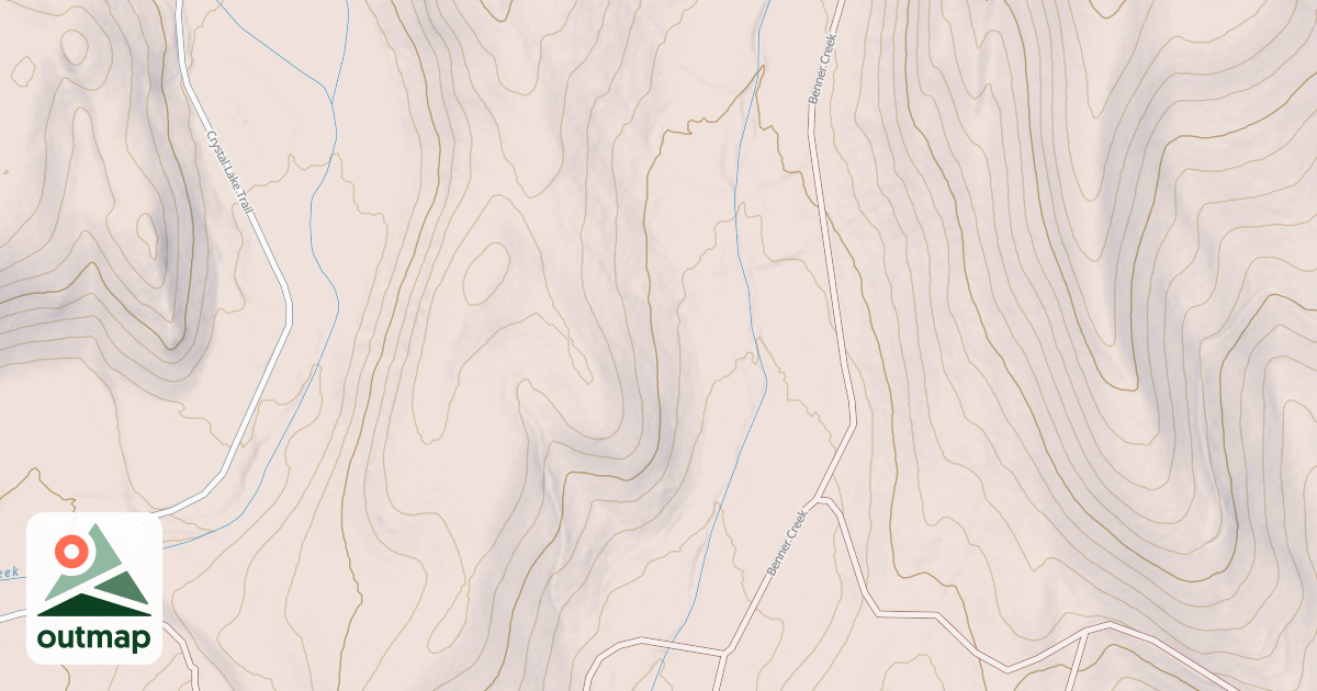 Map of BENNER CREEK NORTH