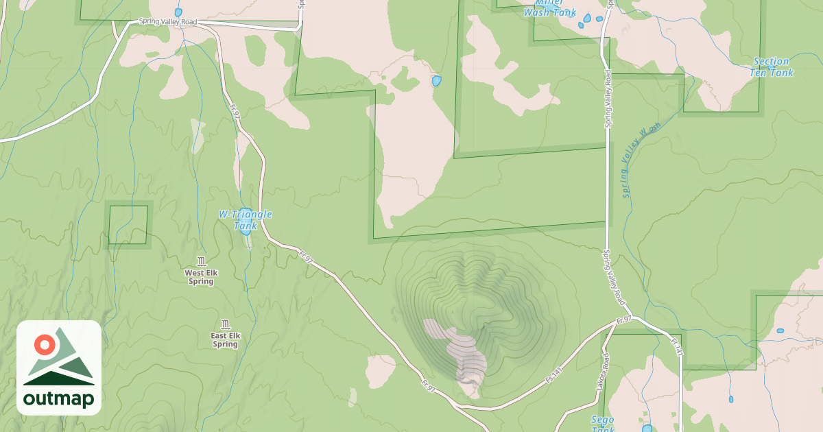 Map of BEALE WAGON RD.