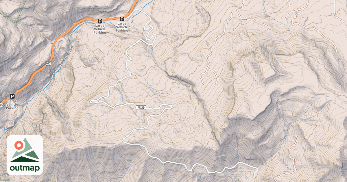 Map of FALL CRK