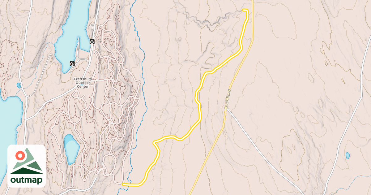 Map of Sam's Run