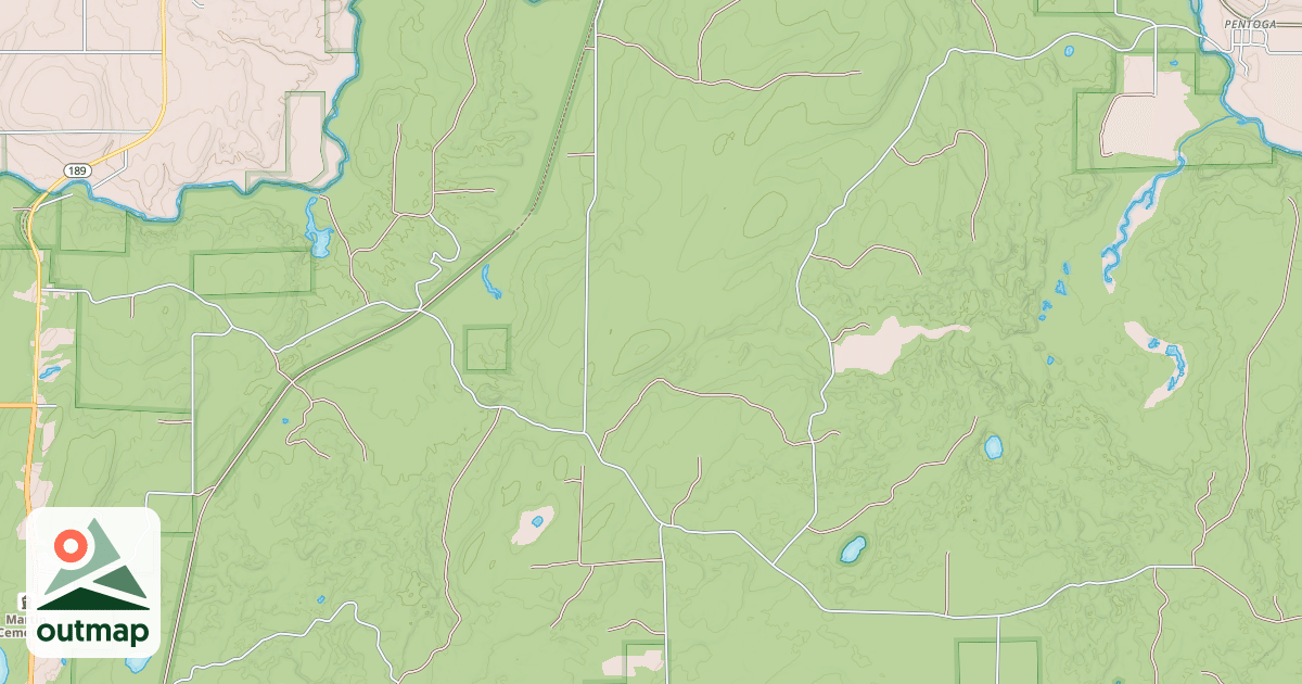 Map of Florence County Snowmobile