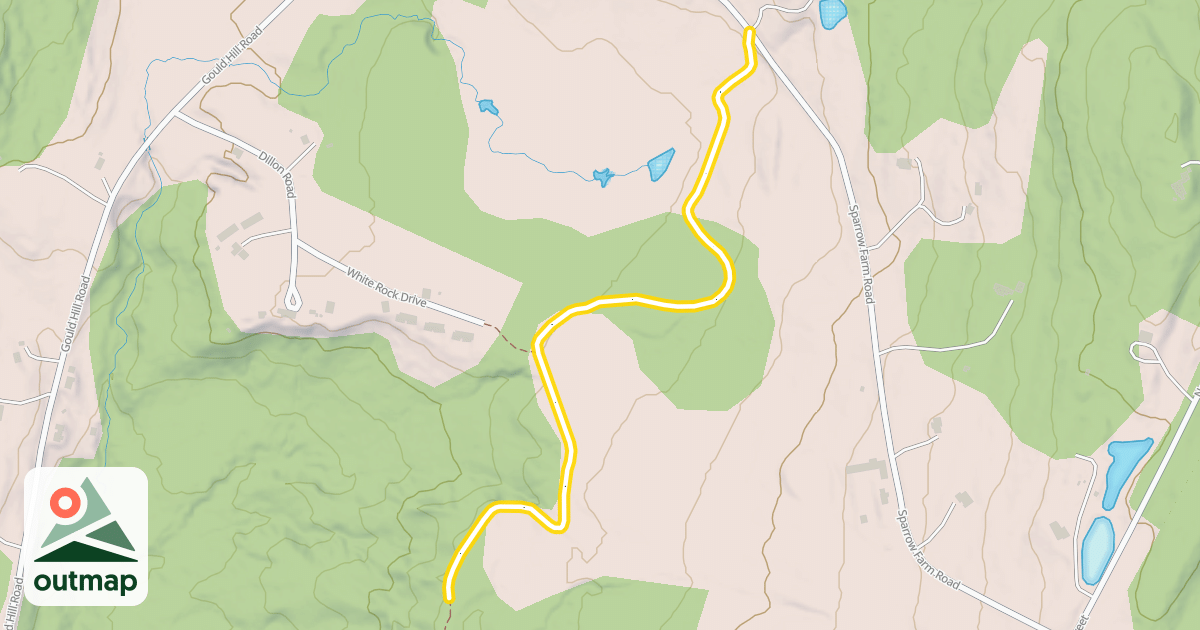 Map of Sparrow Farm Trail