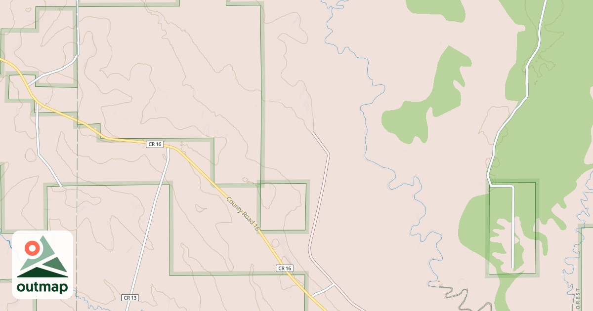 Map of USFS Motor Vehicle Use Map Roads {FB097C3D-1F5C-4E5C-9721-A32F41DF97CC}