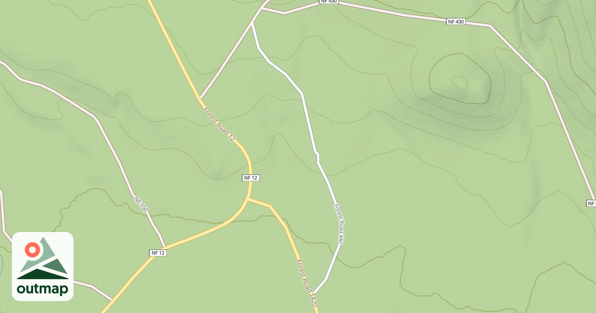 Map of USFS Motor Vehicle Use Map Roads {6E9AD0F1-A2AB-4838-8C6A-8EEC80180EE7}