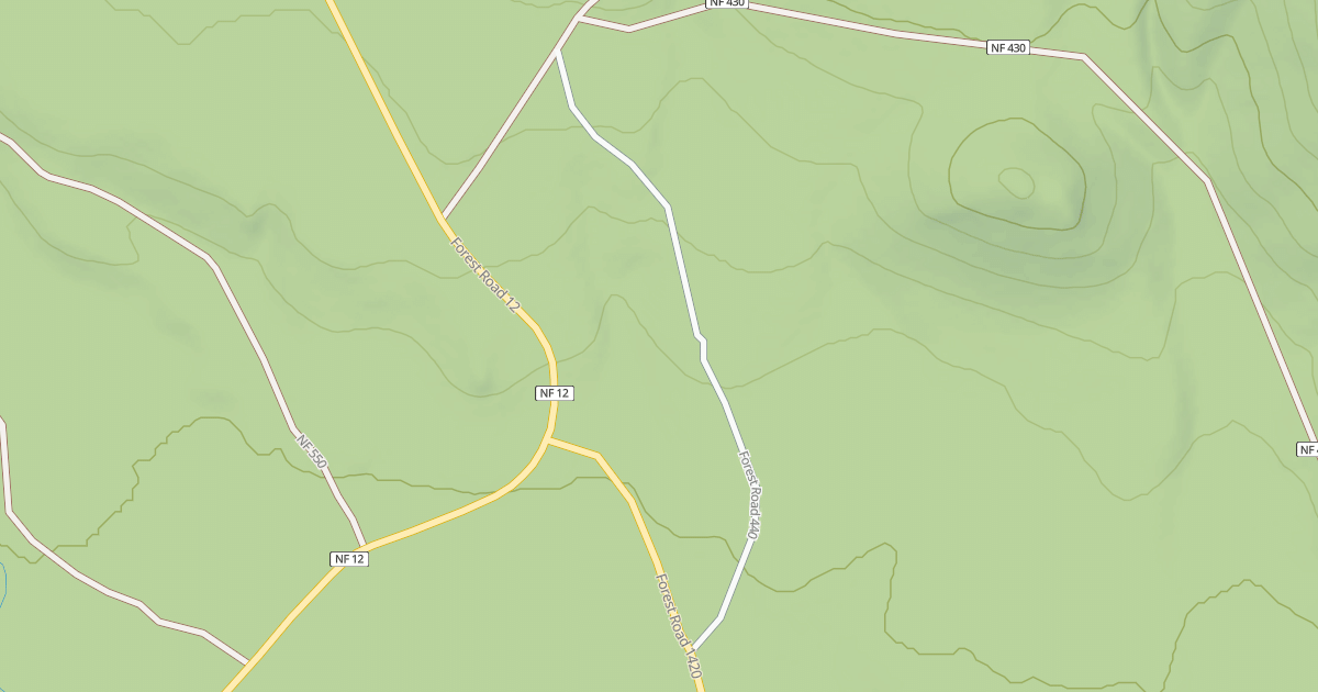 Map preview of USFS Motor Vehicle Use Map Roads {6E9AD0F1-A2AB-4838-8C6A-8EEC80180EE7}