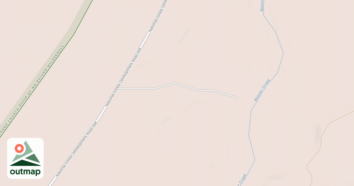 Map of Beaver Creek Camping 4