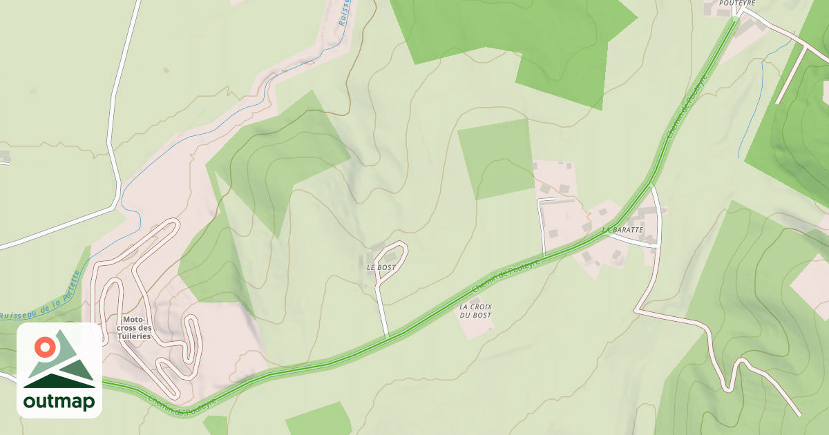 Map of Chemin de Pouteyre