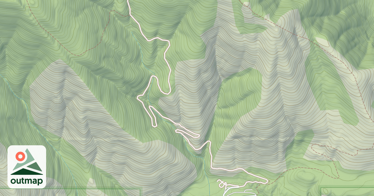 Map of CANOE GULCH