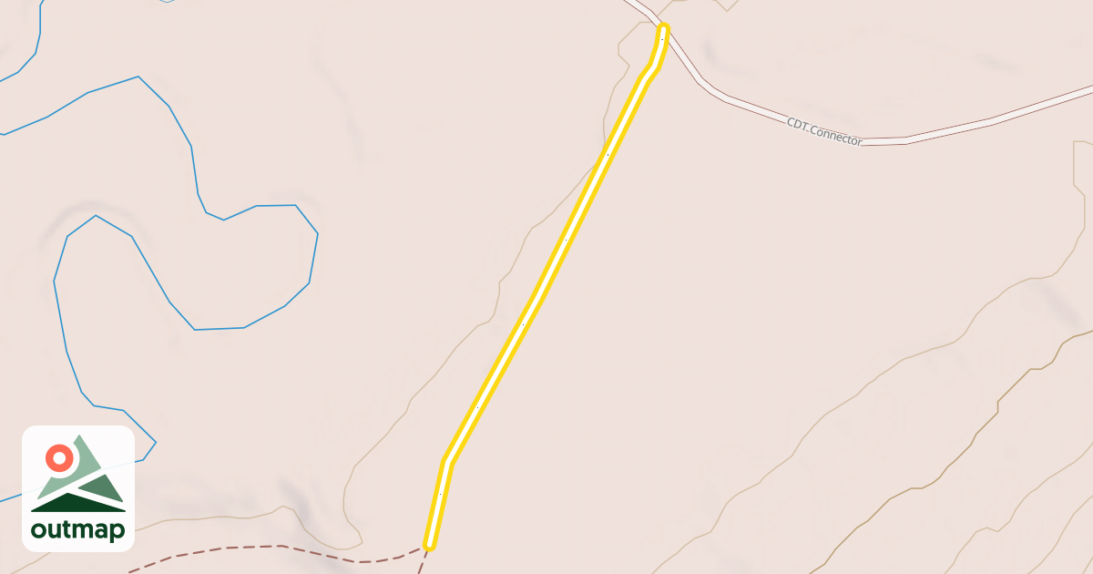 Map of North Fork Of Fish Creek Pack Trail