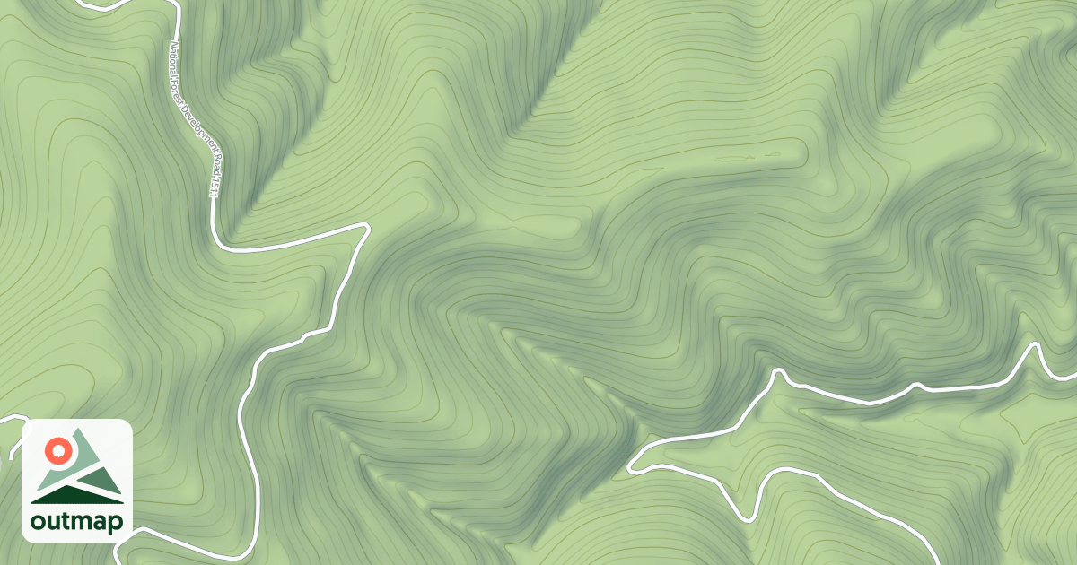 Map of USFS Motor Vehicle Use Map Trails 7387