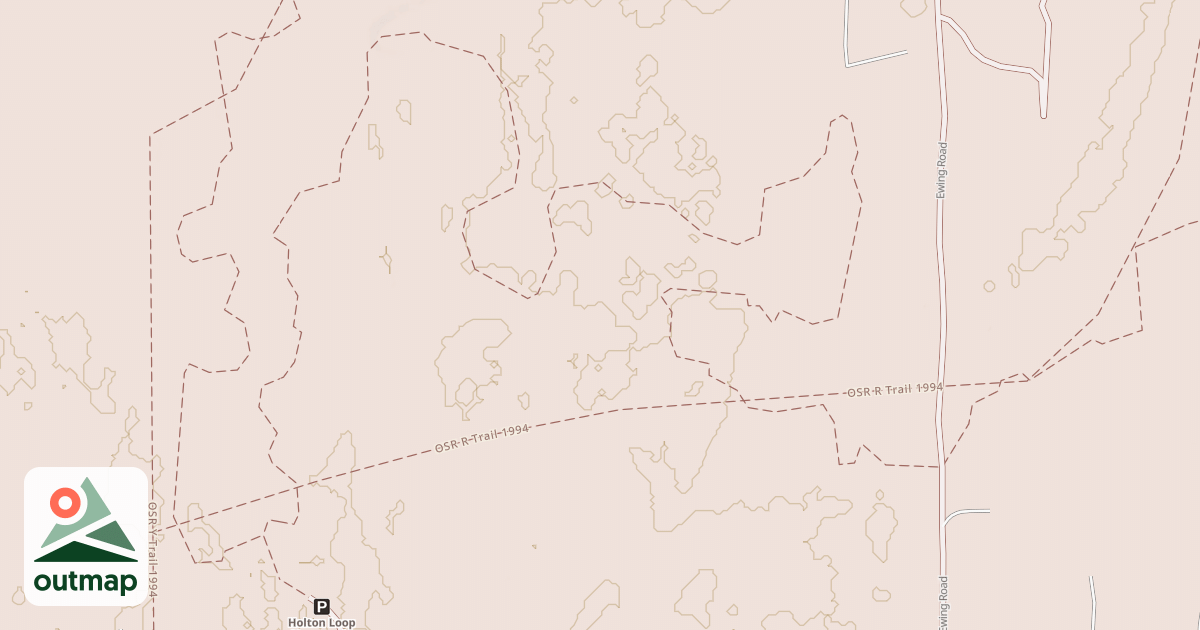 Map of Holton Motorcycle Trail