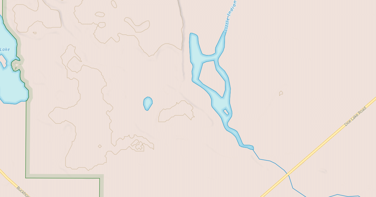 Map preview of DOE LAKE SPUR B