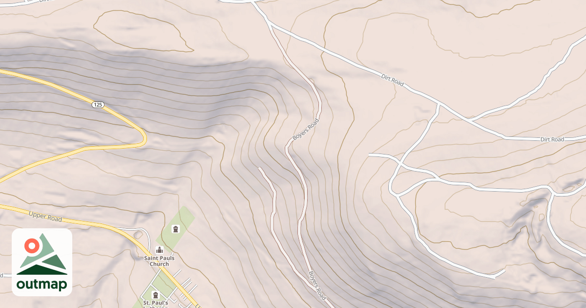 Map of Anthracite Outdoor Adventure Area Trails