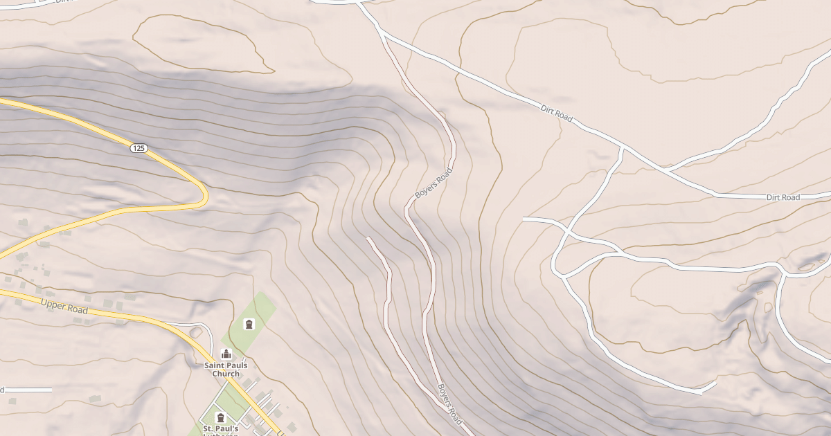 Map preview of Anthracite Outdoor Adventure Area Trails
