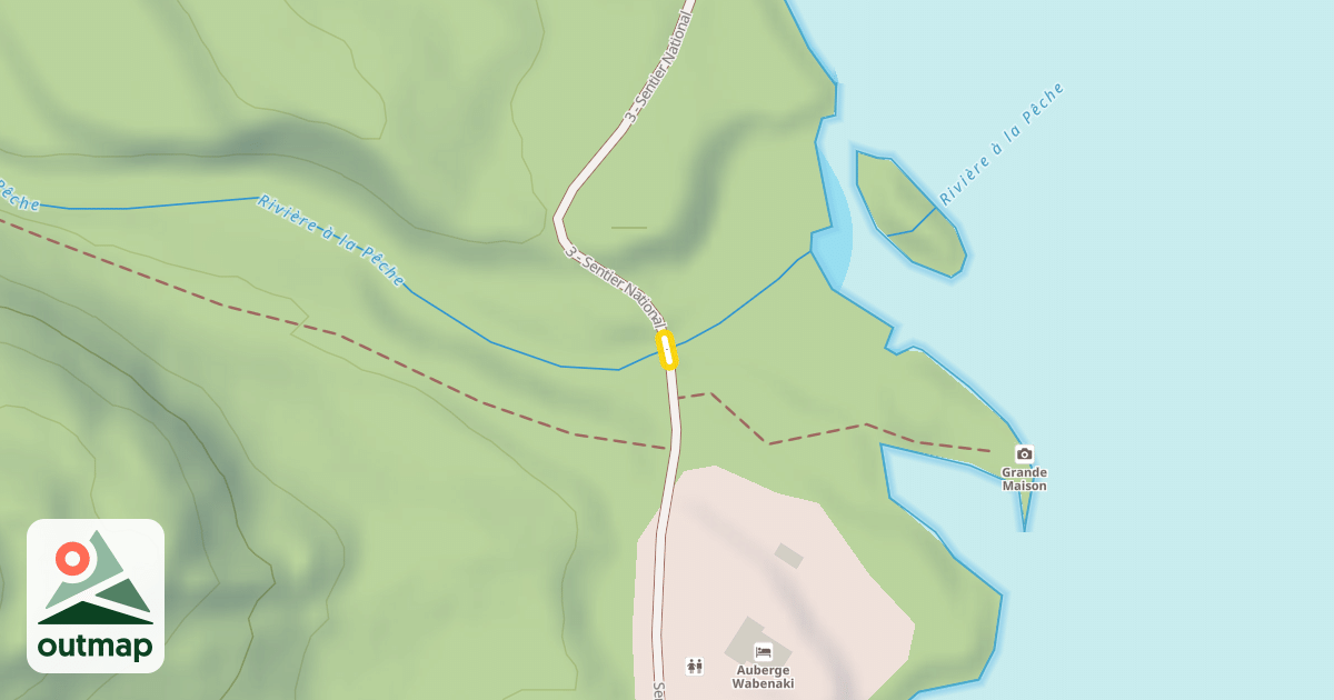 Map of 3 - Sentier National