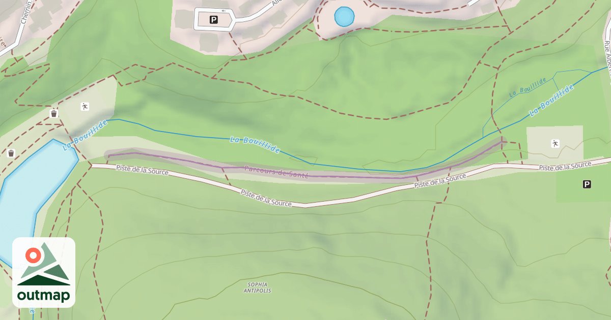 Map of Parcours de Santé