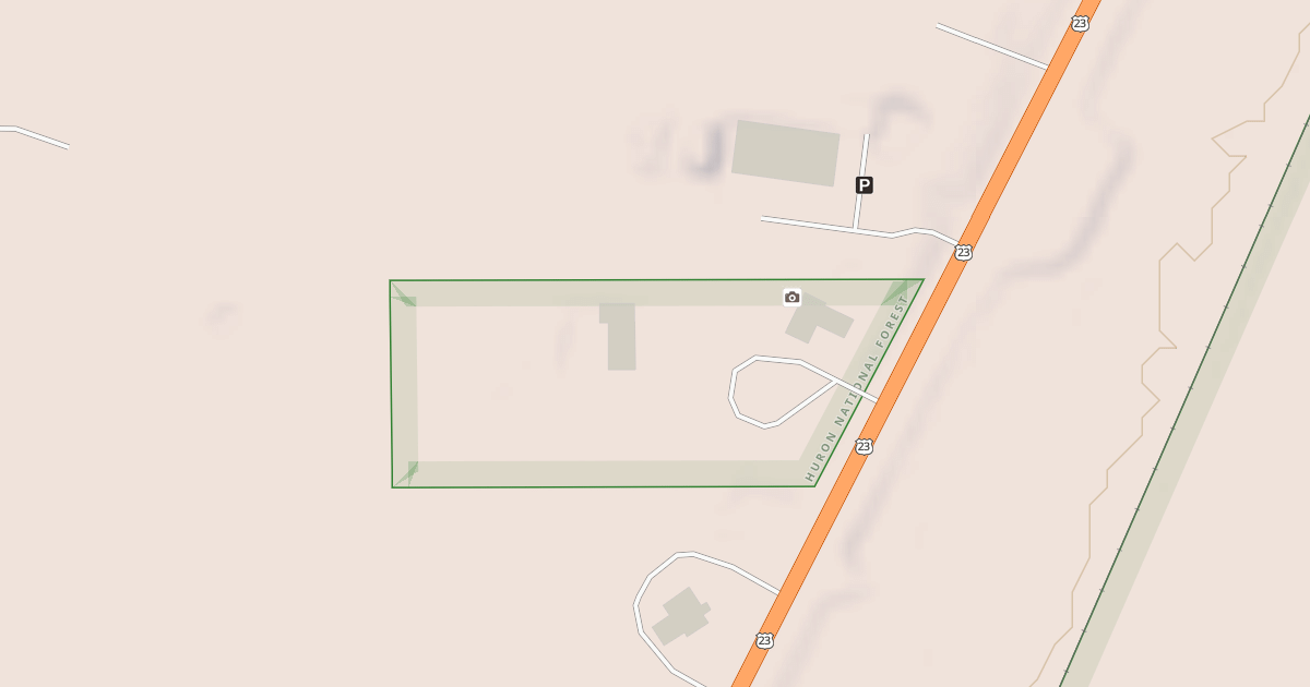 Map preview of HARRISVILLE ADMIN SPUR