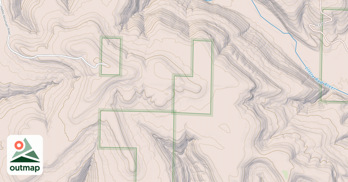 Map of HATLEY MTN SPUR