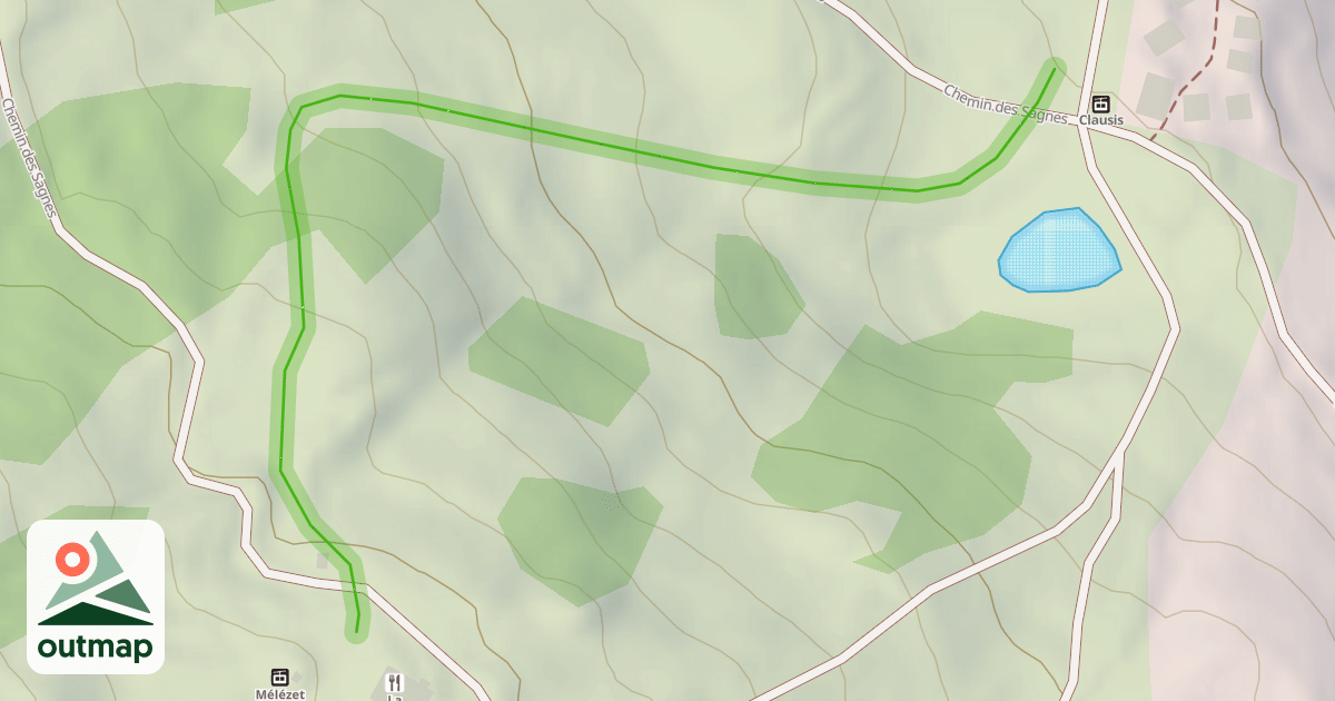 Map of Les essais