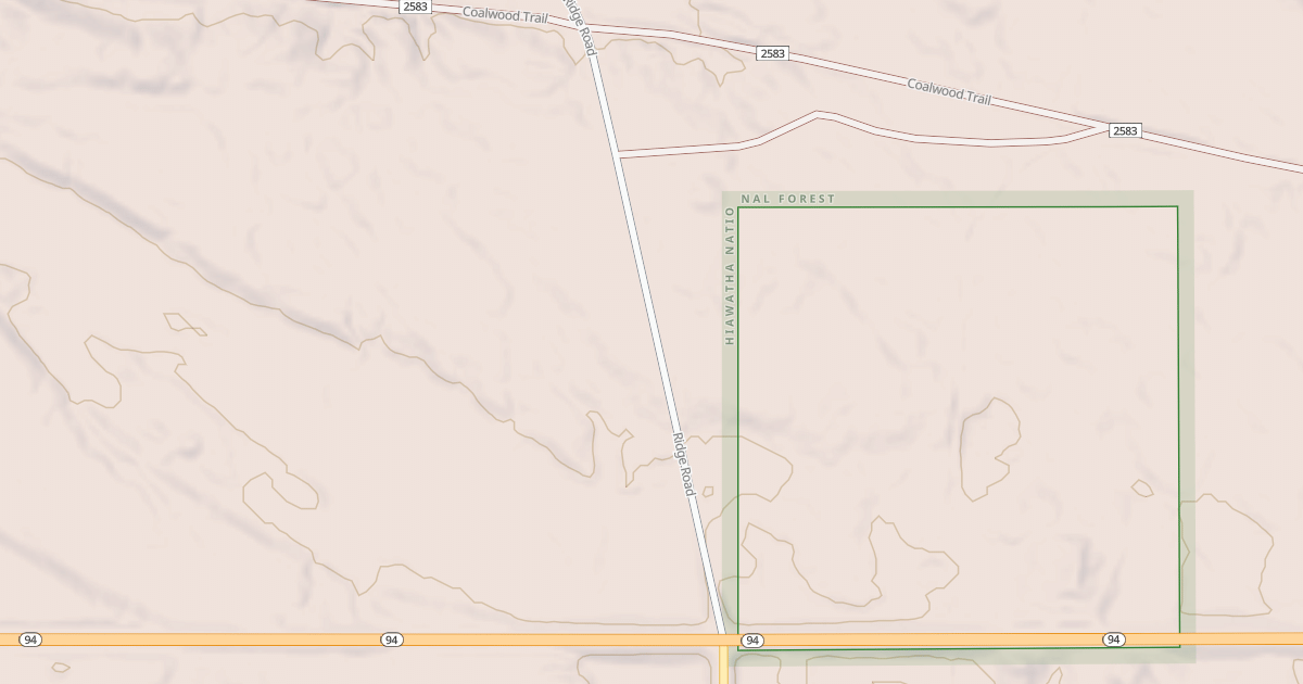 Map preview of RIDGE (CO RD  575) (H-05)