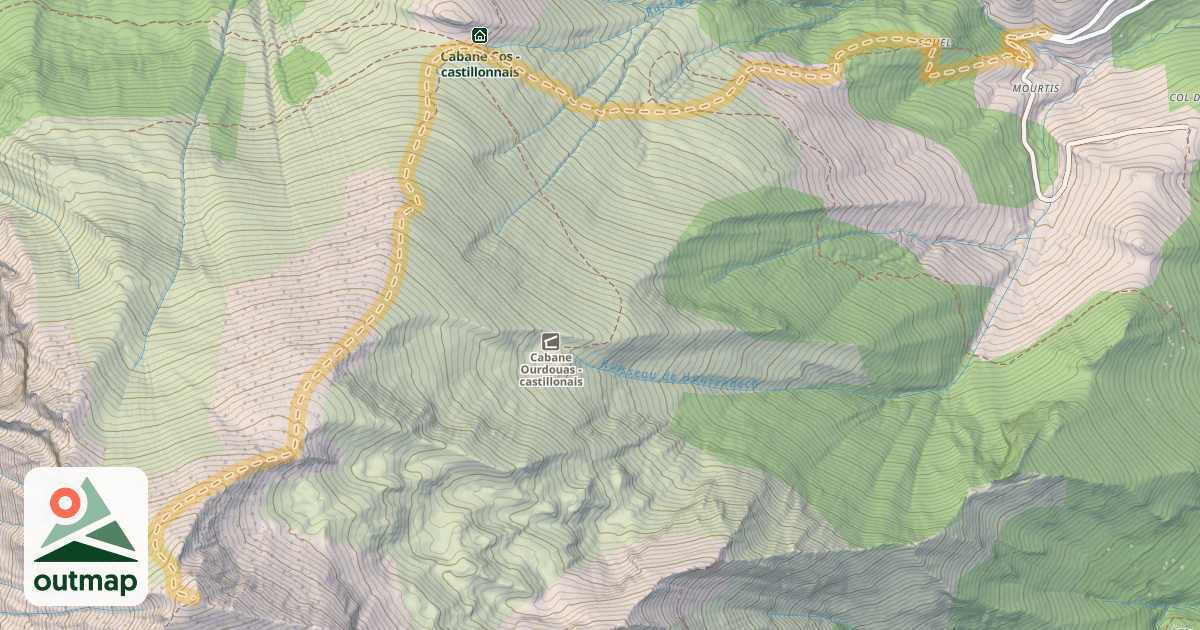 Map of Pic de l'Har — Mourtis