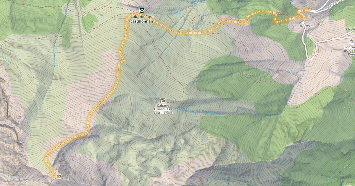 Map preview of Pic de l'Har — Mourtis