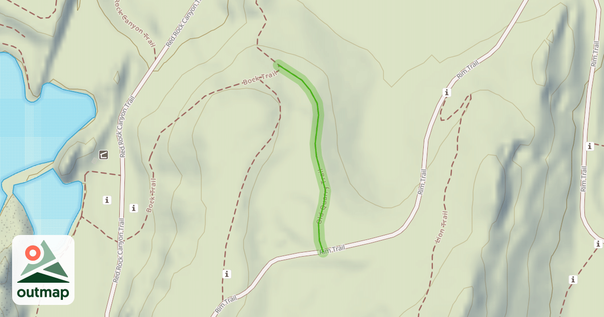 Map of Old Quarry Trail