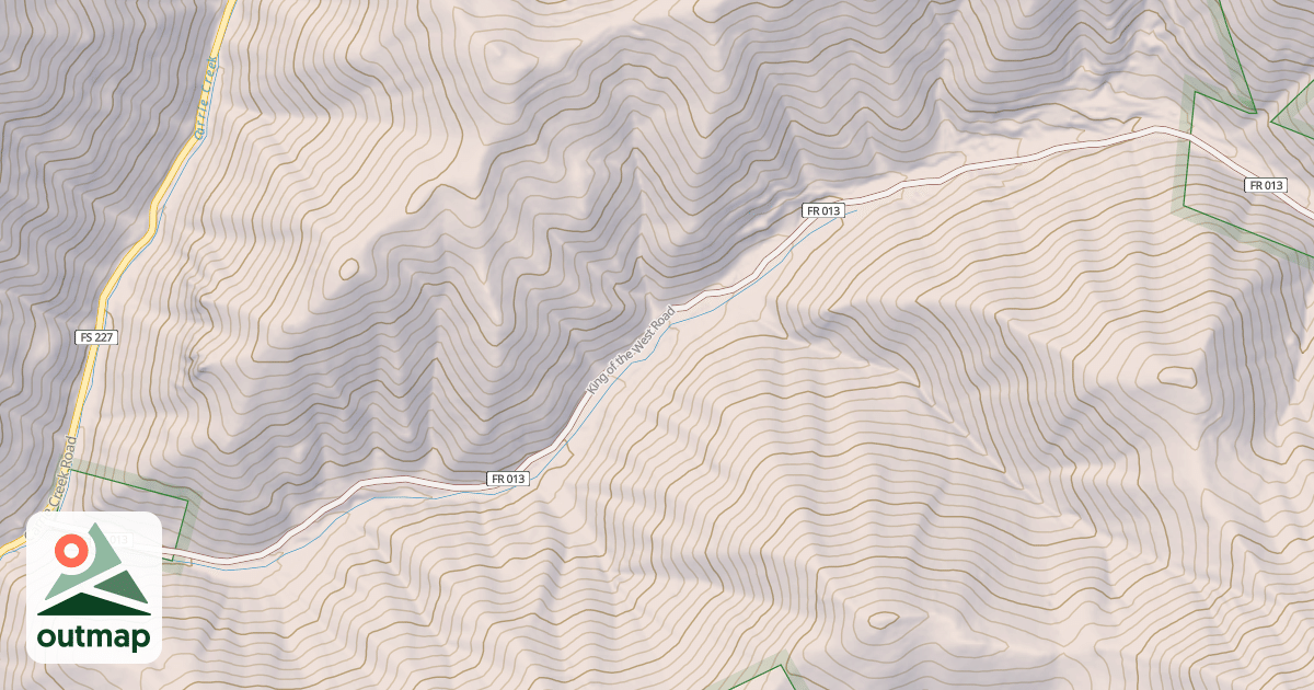 Map of KING OF THE WEST