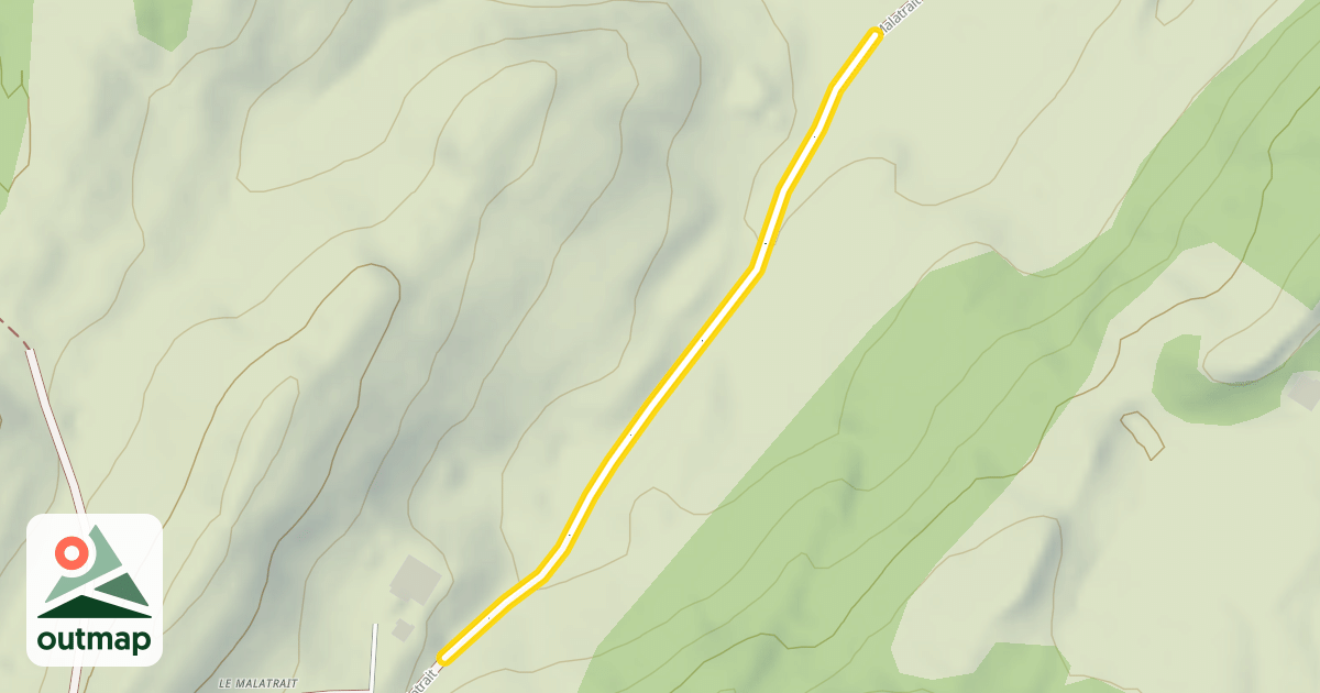 Map of Chemin de Malatrait
