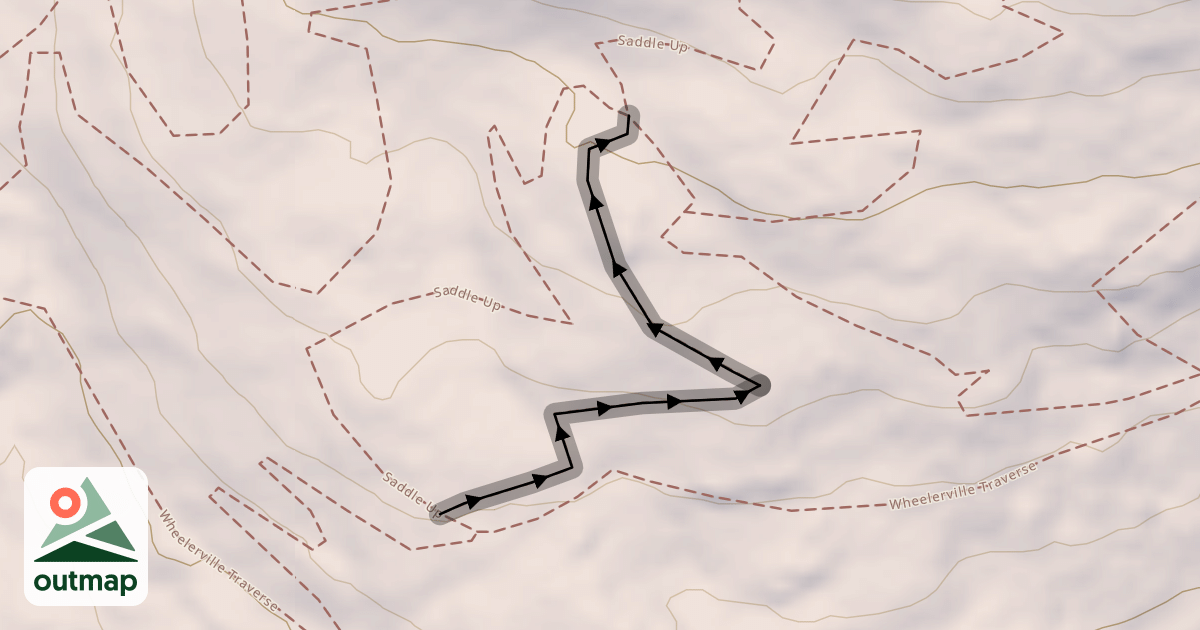 Map of Double Barrel (bikes only)