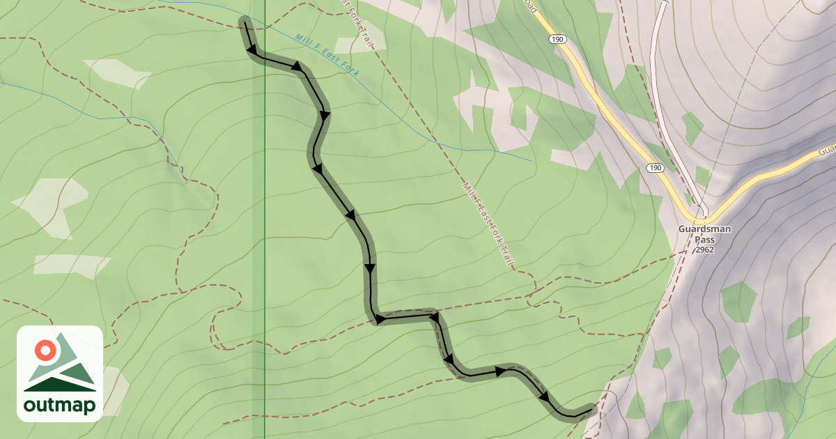 Map of Rogue Rider Trail