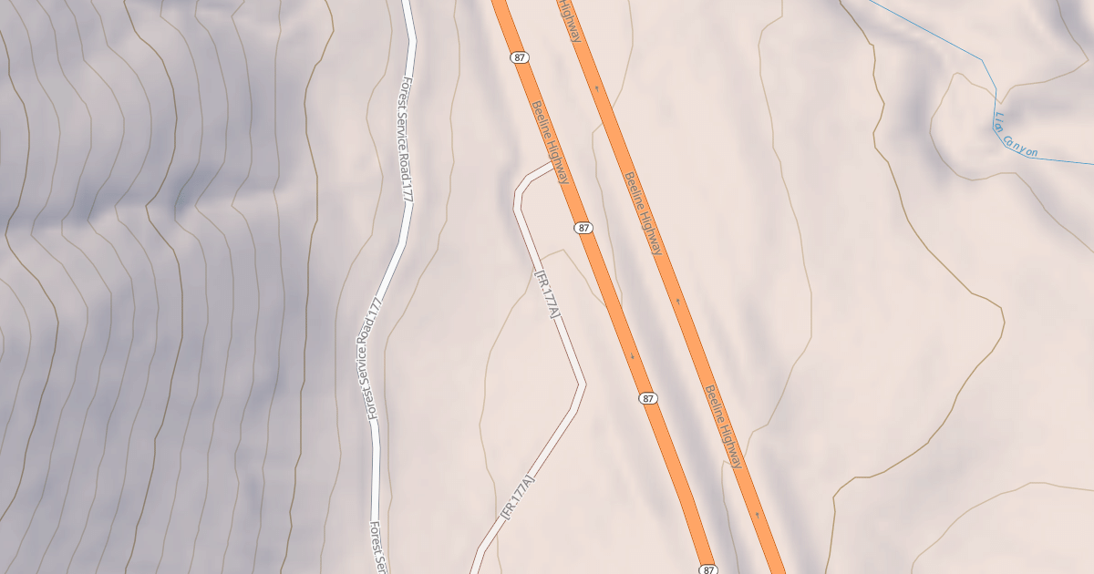 Map preview of CANE SPRING CUT OFF