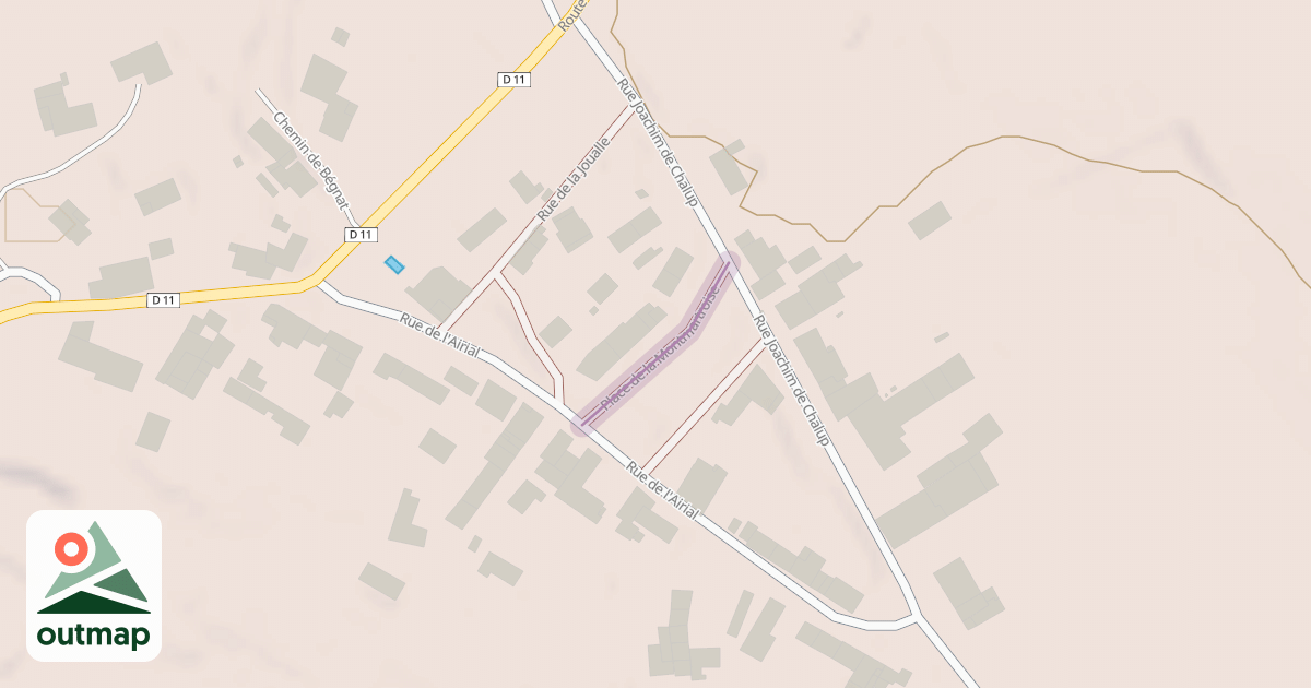 Map of Place de la Montmartroise