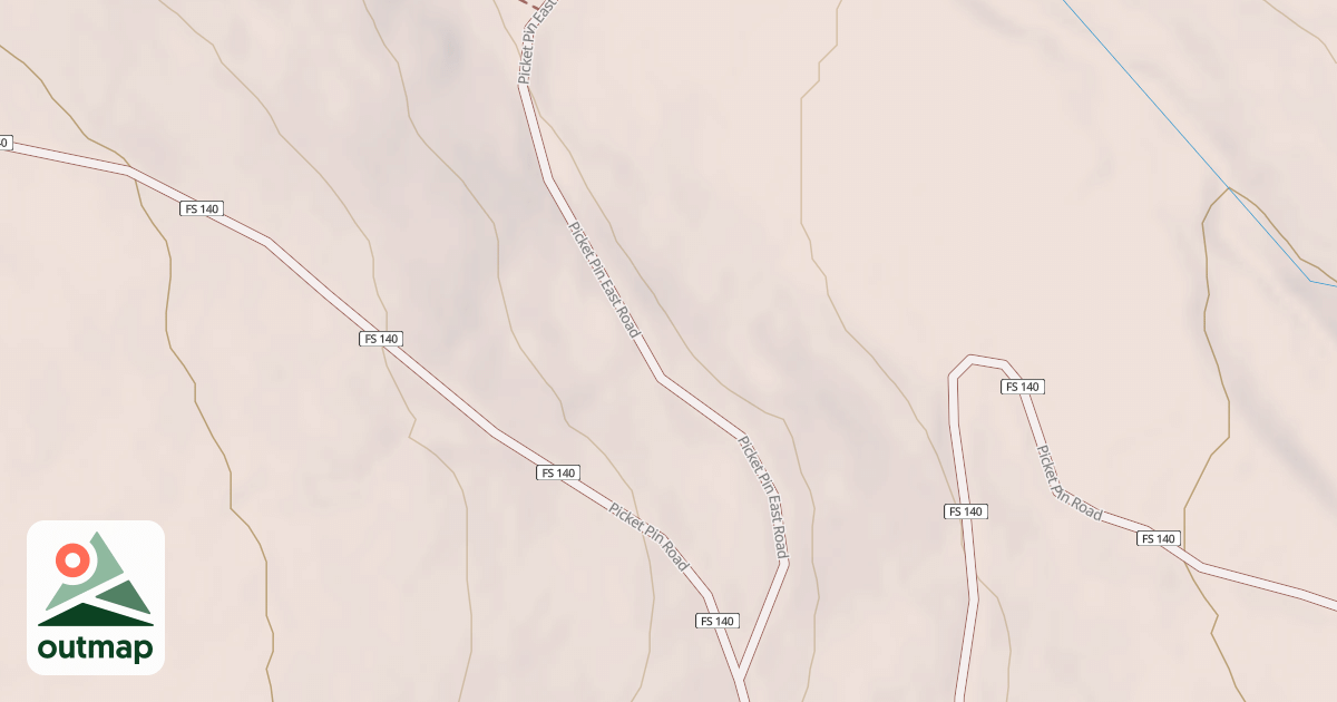 Map of PICKET PIN E