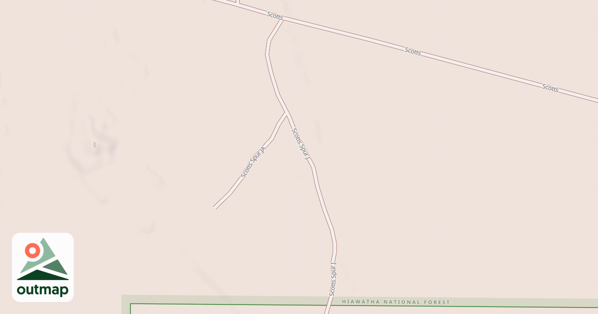 Map of SCOTTS SPUR J