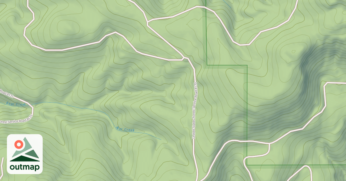 Map of WILDCAT RIDGE