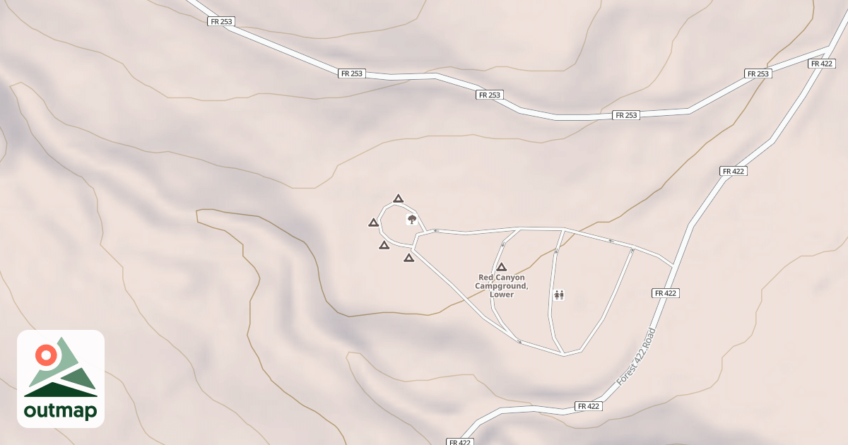 Map of USFS Motor Vehicle Use Map Roads {94EEF79B-3F6A-4CFE-8B1D-A3325C29EC09}