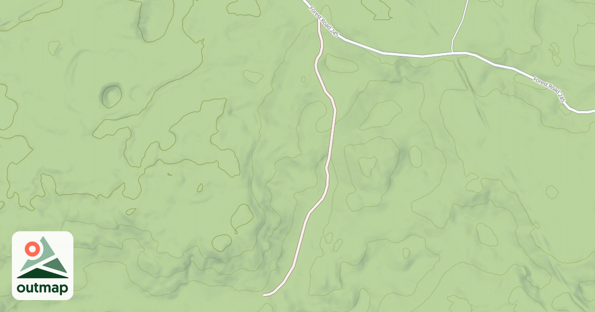 Map of FR 245B