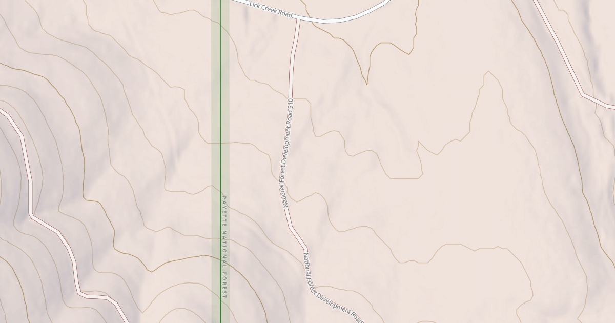 Map preview of DEER LICK