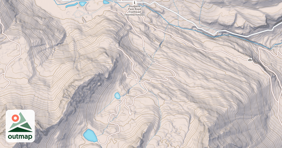 Map of SILVER BASIN