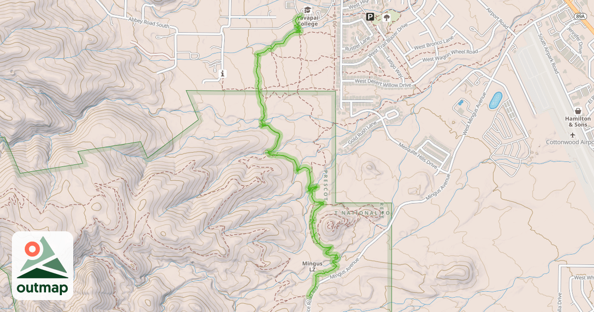 Map of Campus Trail #559