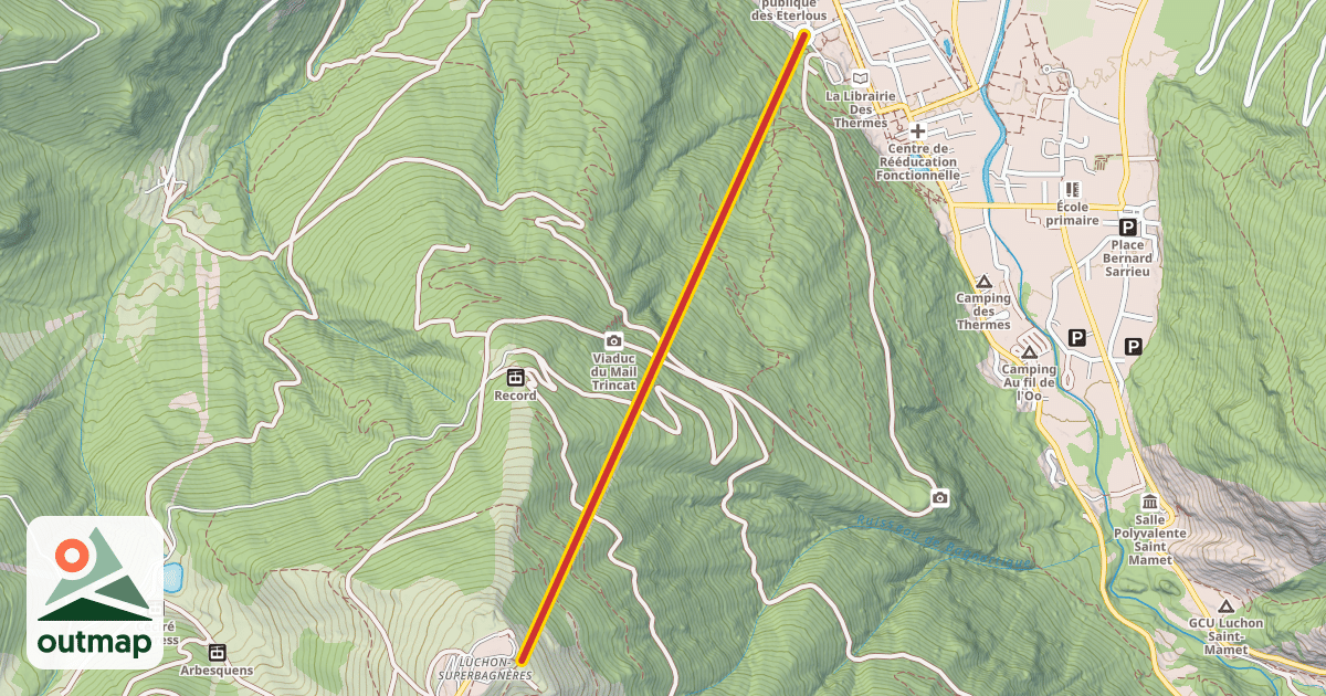 Map of Crémaillère Express