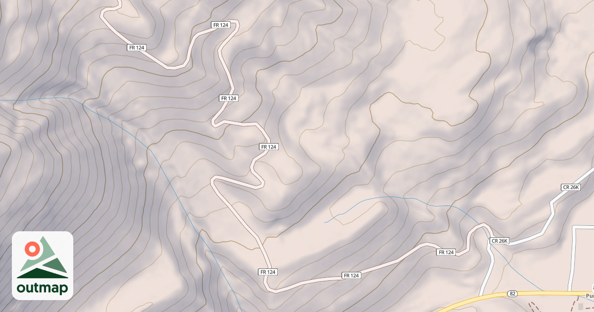 Map of GORDON GULCH