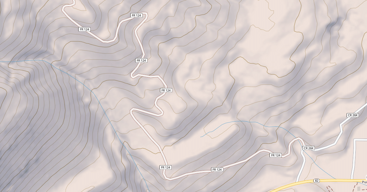 Map preview of GORDON GULCH