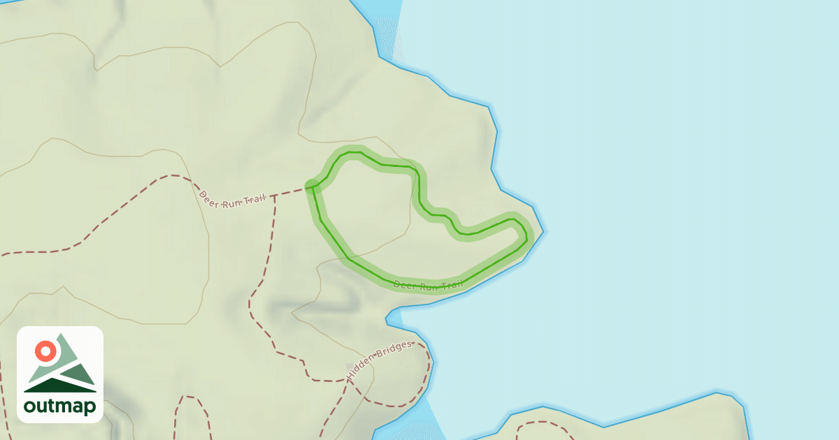 Map of Deer Run Trail