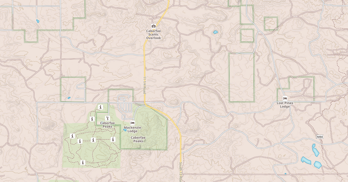 Map preview of Caberfae West Smt Dnr637