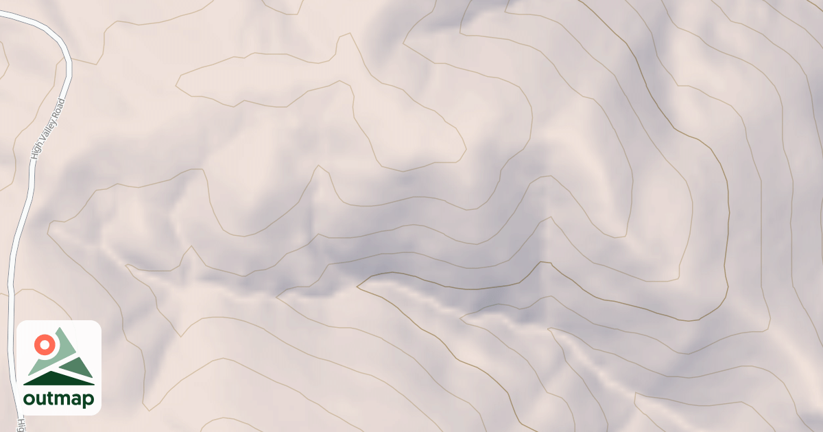 Map of HIGH VALLEY EAST