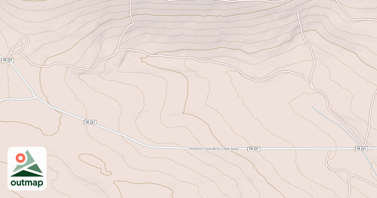 Map of NORTH HICKERSON LOOP